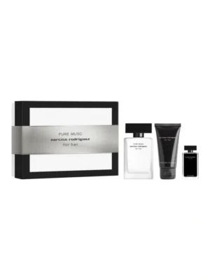 Set For Her Pure Musc Eau de Parfum 50ml con Lozione Corpo 50ml e Miniatura For Her Edt 7,5ml