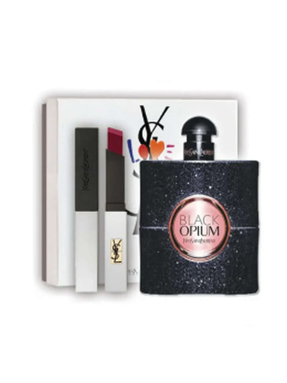 Black Opium Cofanetto Eau de Parfum 50ml In Omaggio Rossetto Slim Sheer Matte 107