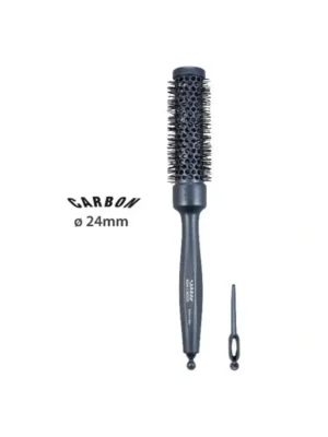 Spazzola Termica Carbonio Antistatica Leggera 24 mm diametro