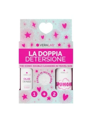 Kit Doppia Detersione Travel Size Olio Denso e Spumone